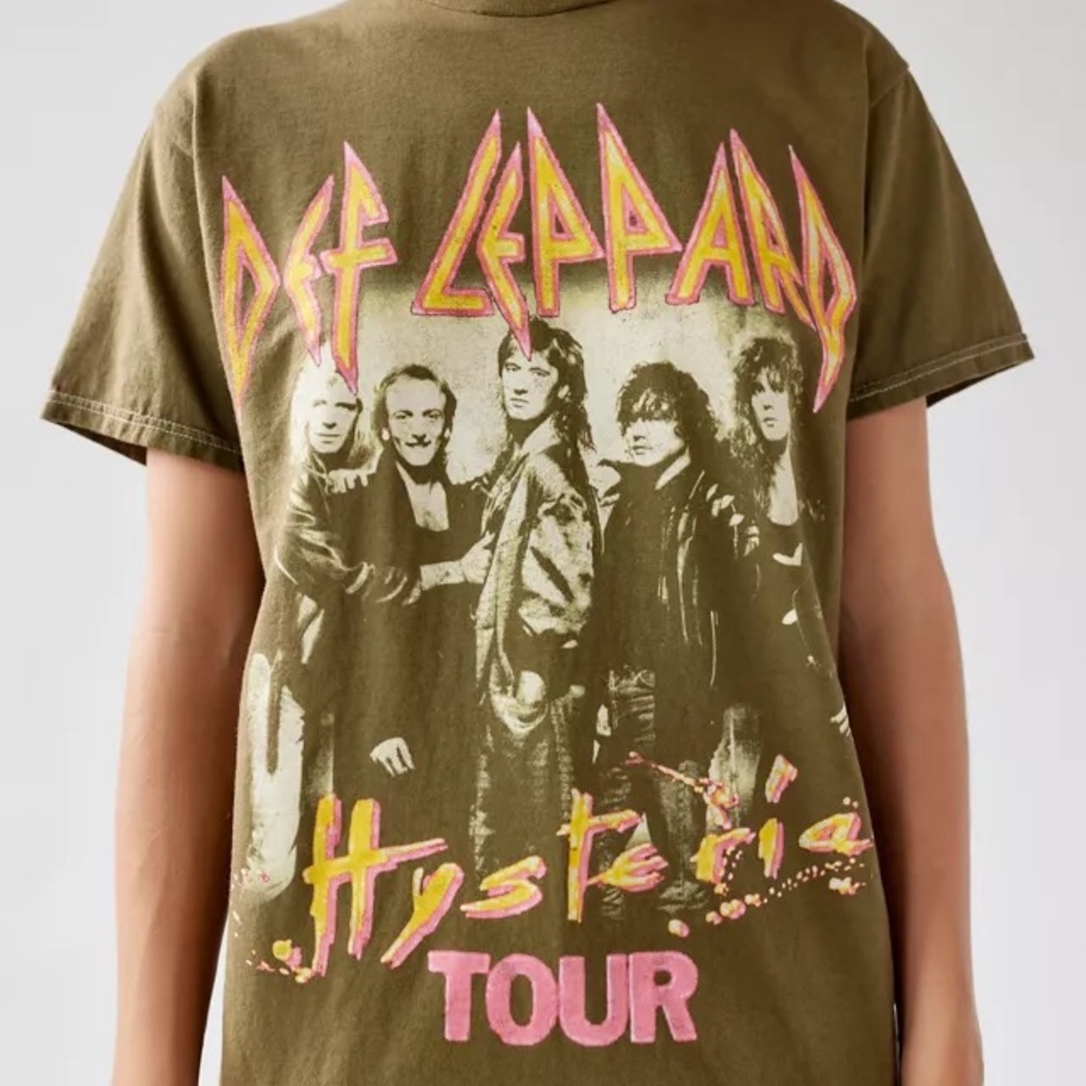 Def Leppard Hysteria Tour Band t shirt